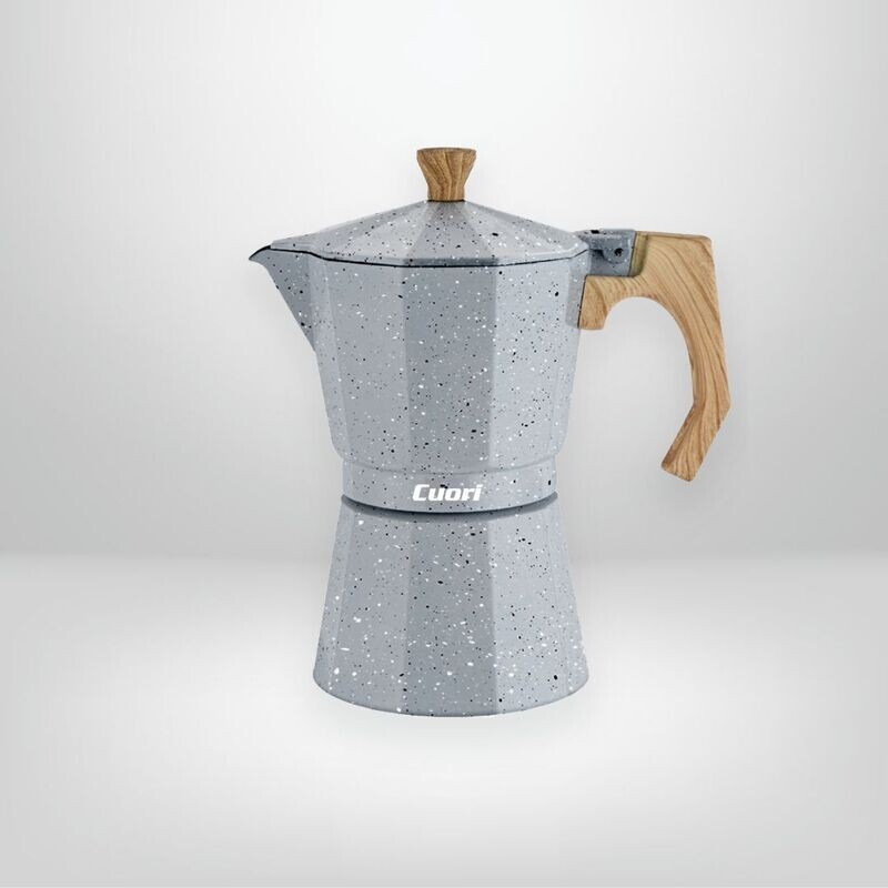 Cafetera Italiana Espresso 6 Tazas CUORI “Latte”