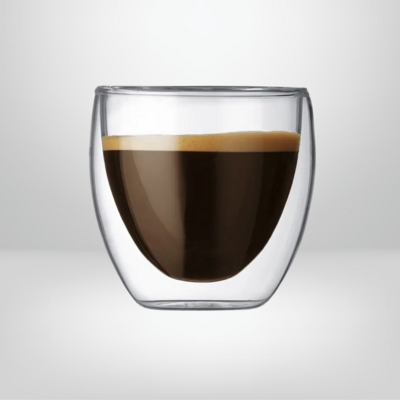 Vaso Doble Vidrio Expresso 80ml