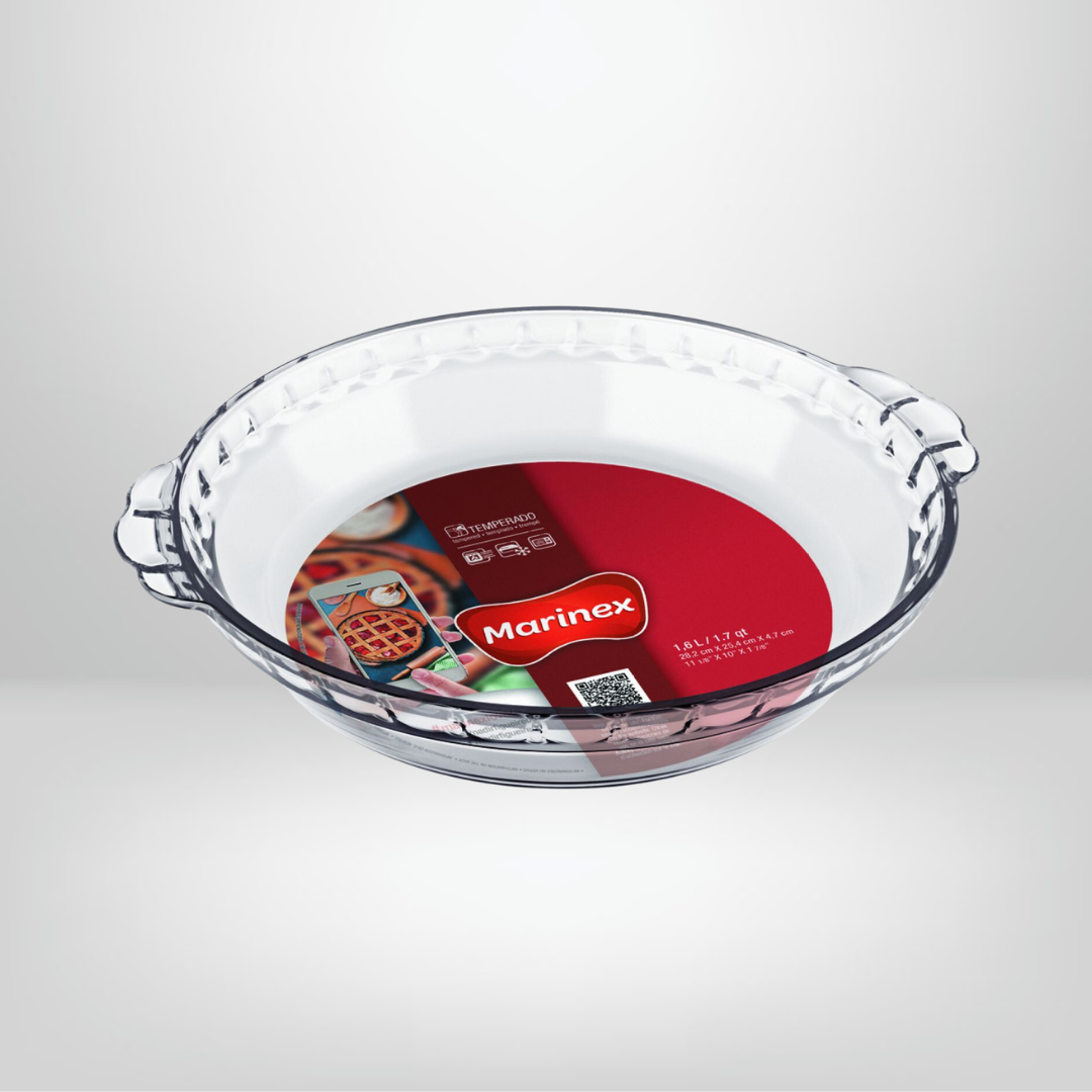 Molde tarta Acanalado de Vidrio Templado 1600ml MARINEX