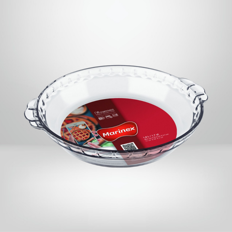 Molde tarta Acanalado de Vidrio Templado 1600ml MARINEX