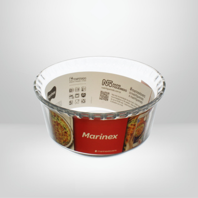 Molde Souffle de Vidrio Templado 2400ml
