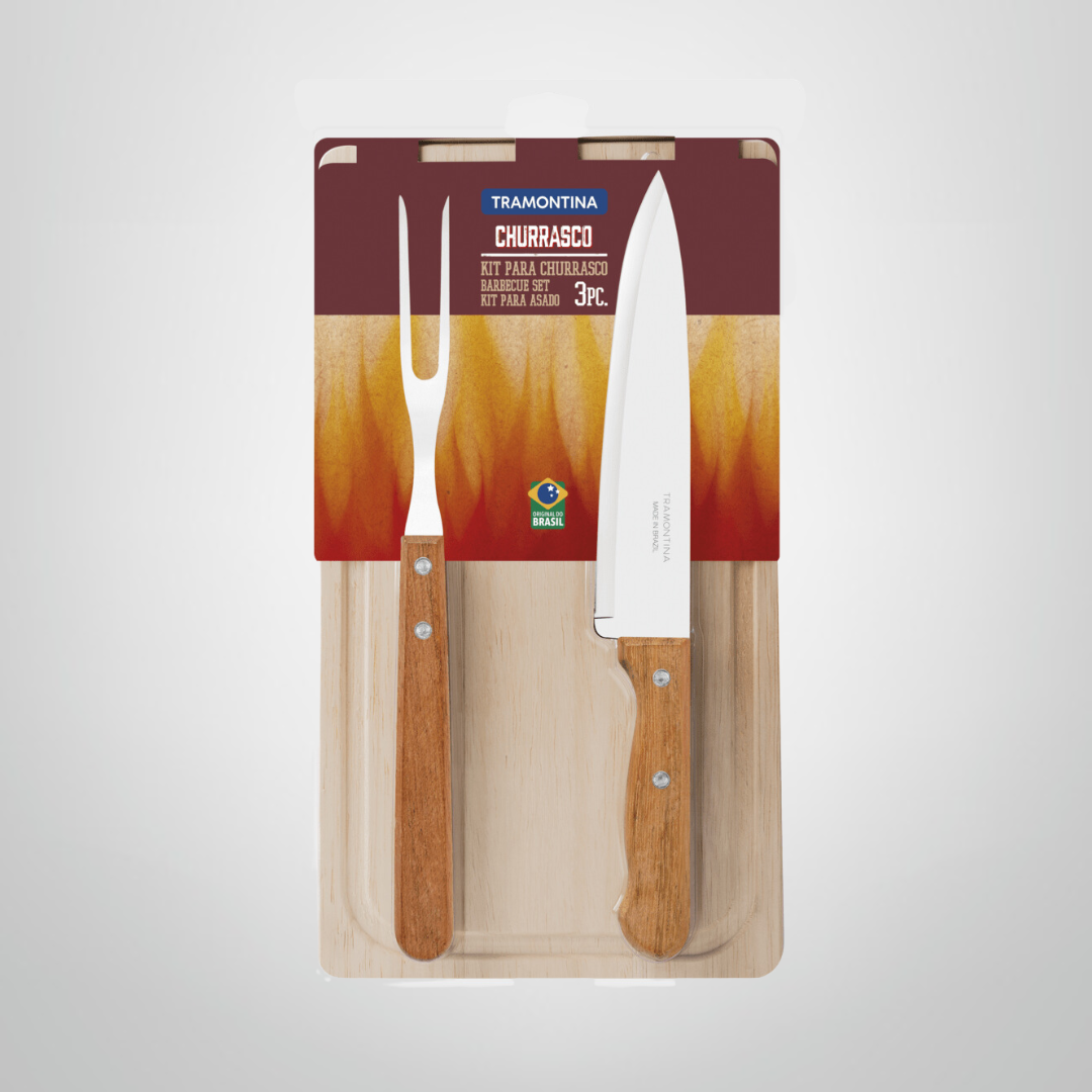 Kit para Asado 3 Piezas &quot;Dynamic&quot; TRAMONTINA