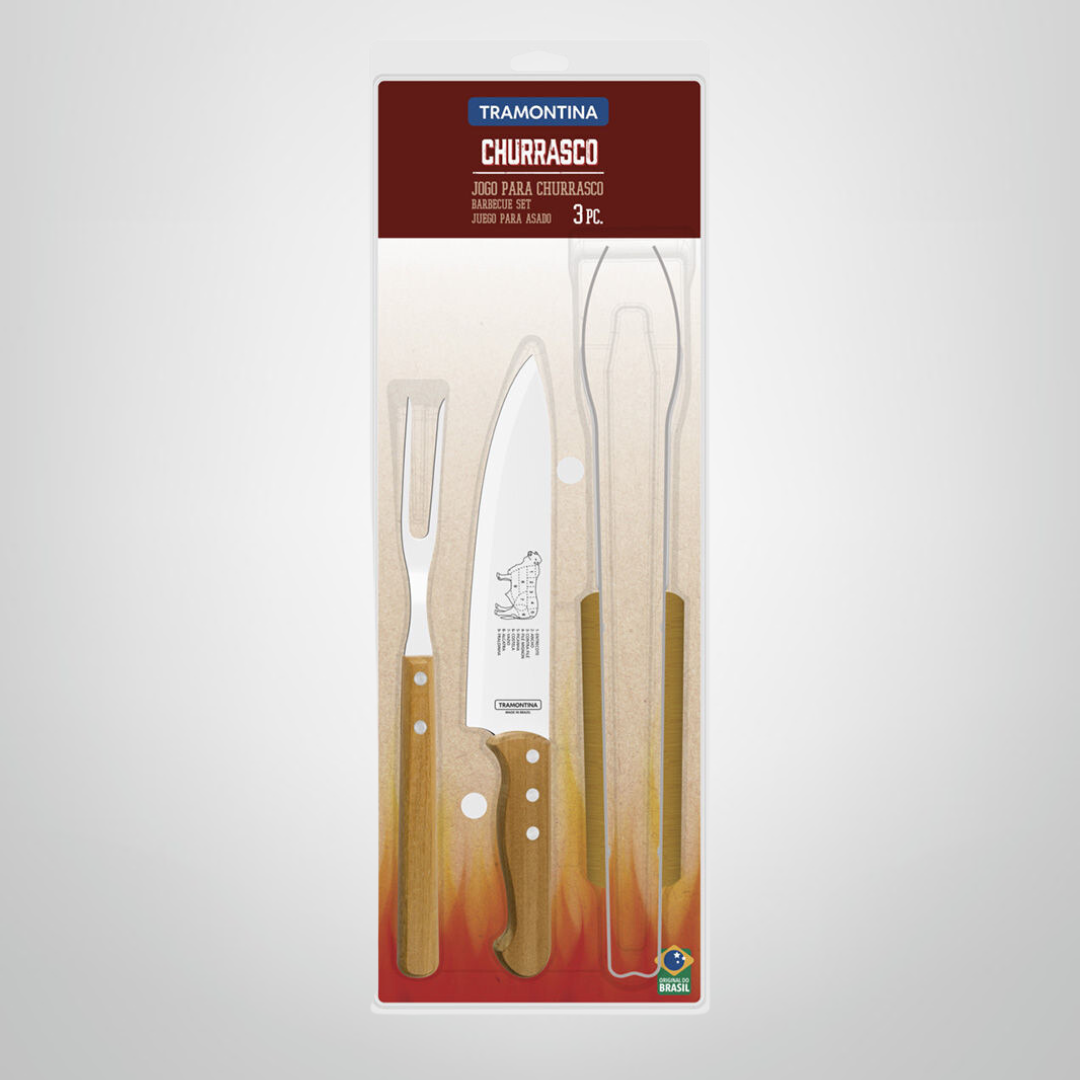 Kit para Asado 3 Piezas &quot;Dynamic&quot; TRAMONTINA
