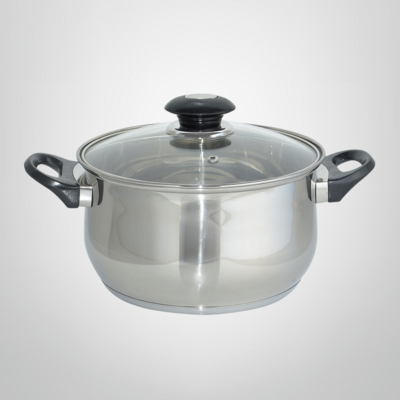 Cacerola de Acero Inoxidable 24cm &quot;Giulia&quot; CUORI