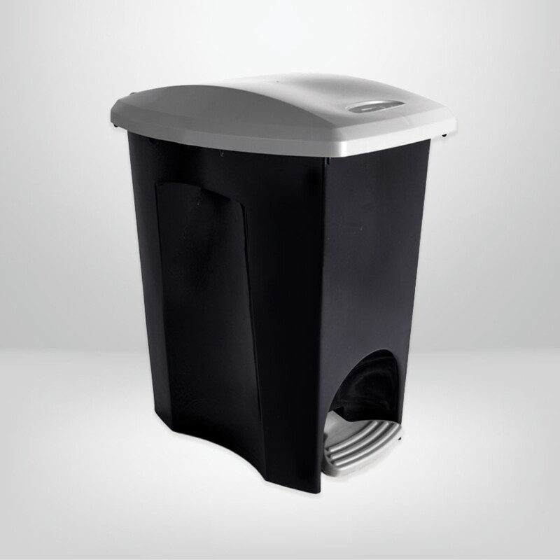 Basurero con Pedal 14 litros PLASÚTIL “Ecoblack”