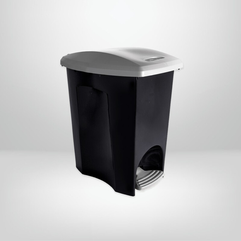 Basurero con Pedal 7 litros PLASÚTIL “Ecoblack”