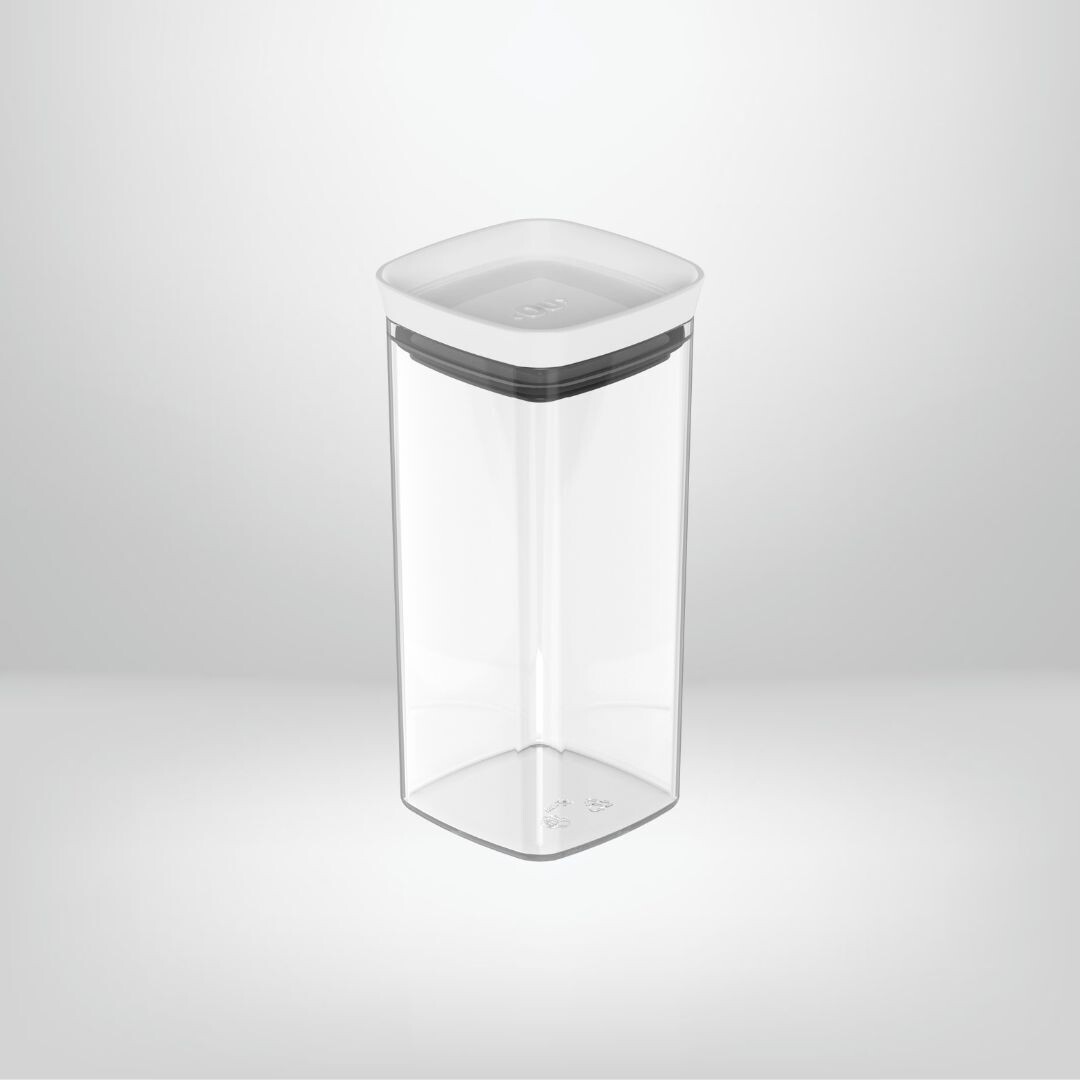 Recipiente Hermético Organizador 340ml OU &quot;Block&quot;, Color: Blanco