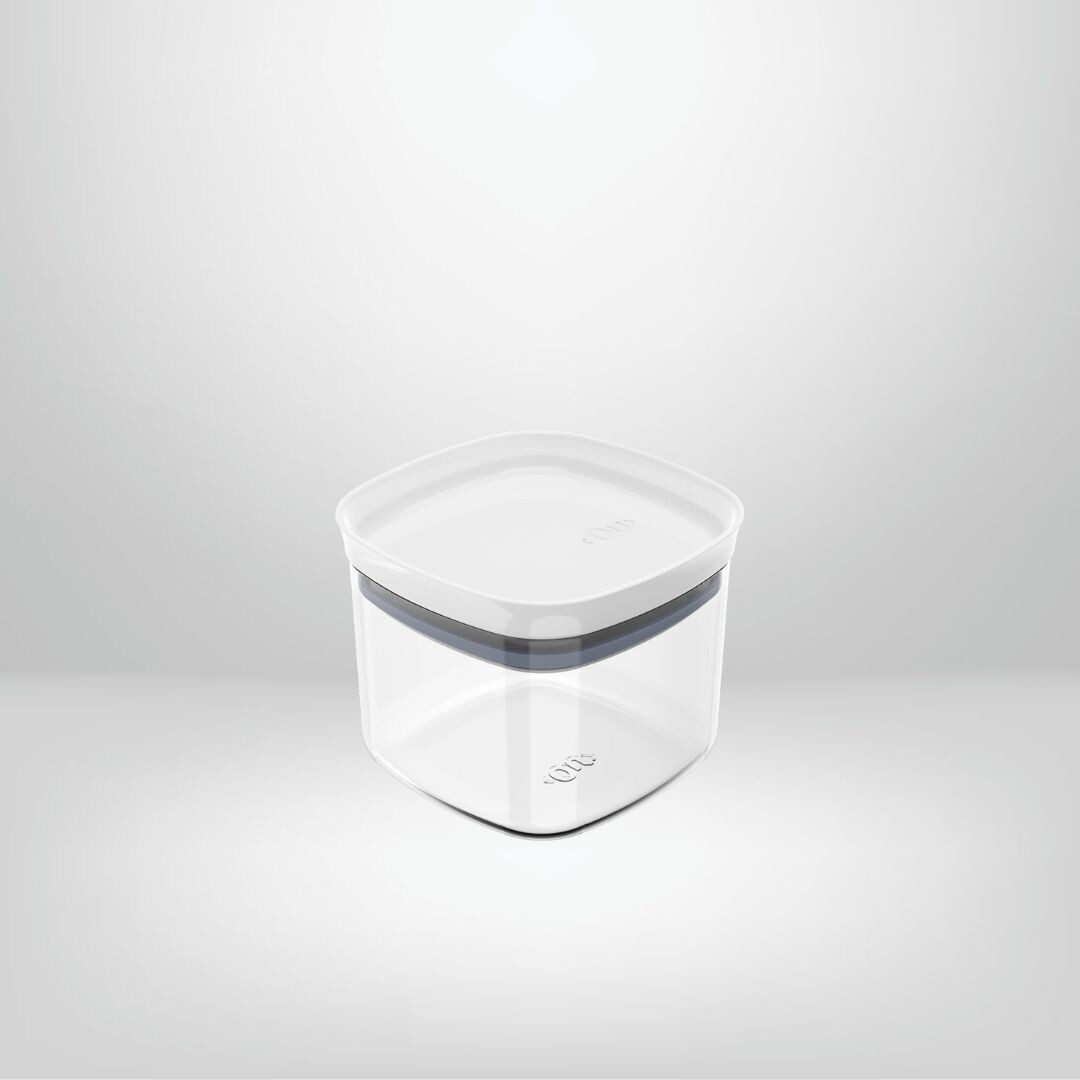 Recipiente Hermético Organizador 450ml OU &quot;Block&quot;, Color: Blanco