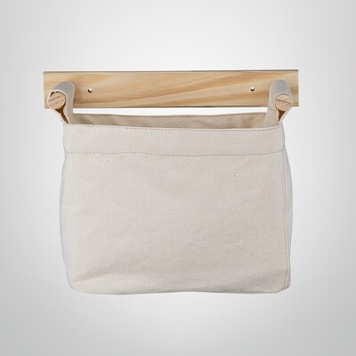 Organizador de Pared Beige con Soporte de Madera TRAMONTINA