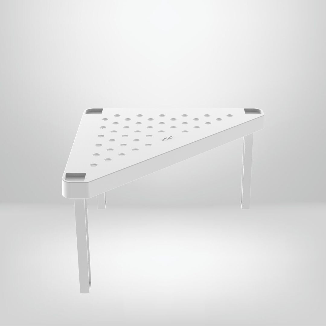 Organizador Triangular de Armario de Nivel OU &quot;Level&quot;, Color: Blanco