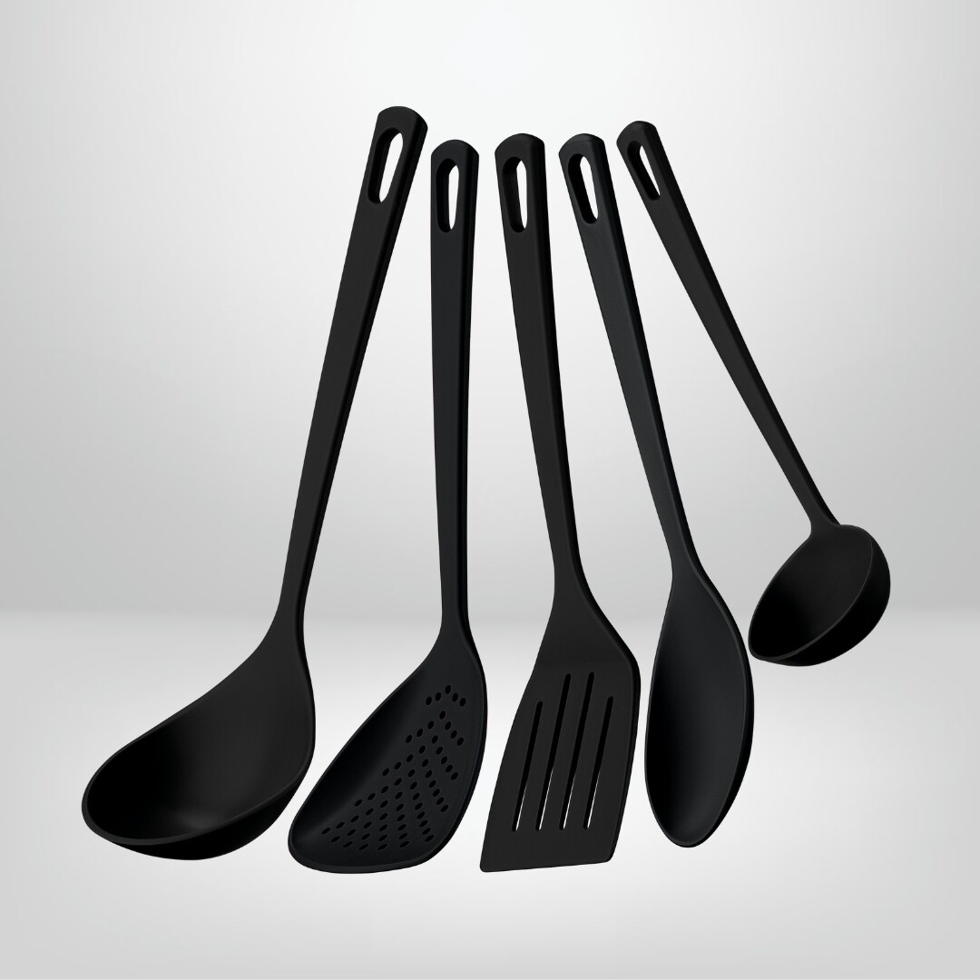 Set de Utensilios de Cocina 5 piezas TRAMONTINA Ability Negro