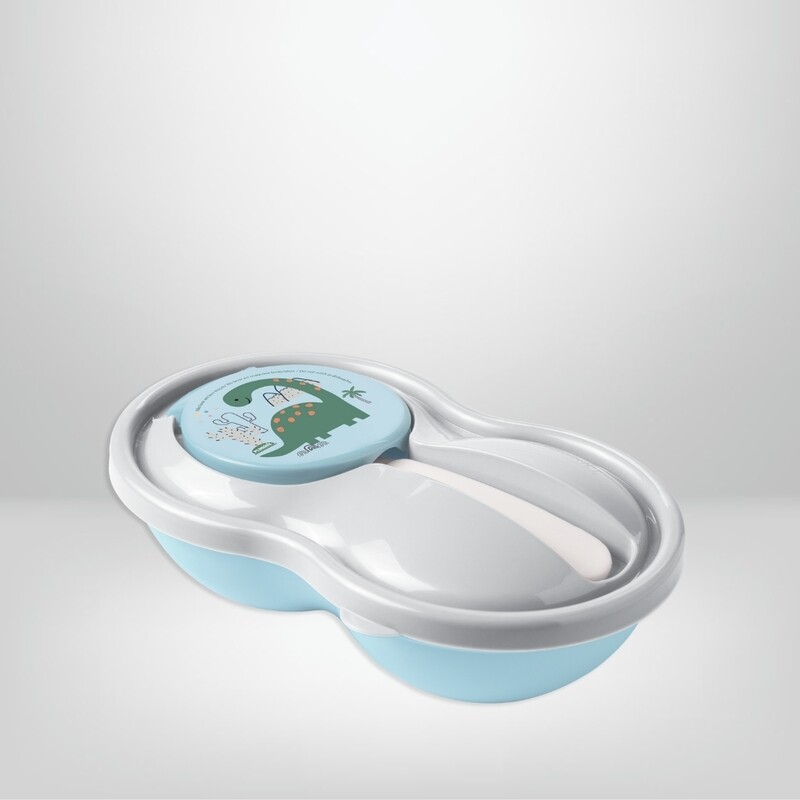 Recipiente Comidita 320ml PLASÚTIL &quot;Dino Baby&quot;