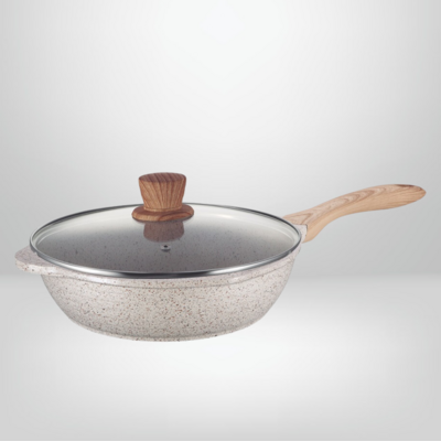 Wok C/Tapa 28cm &quot;Cuccina&quot; CUORI