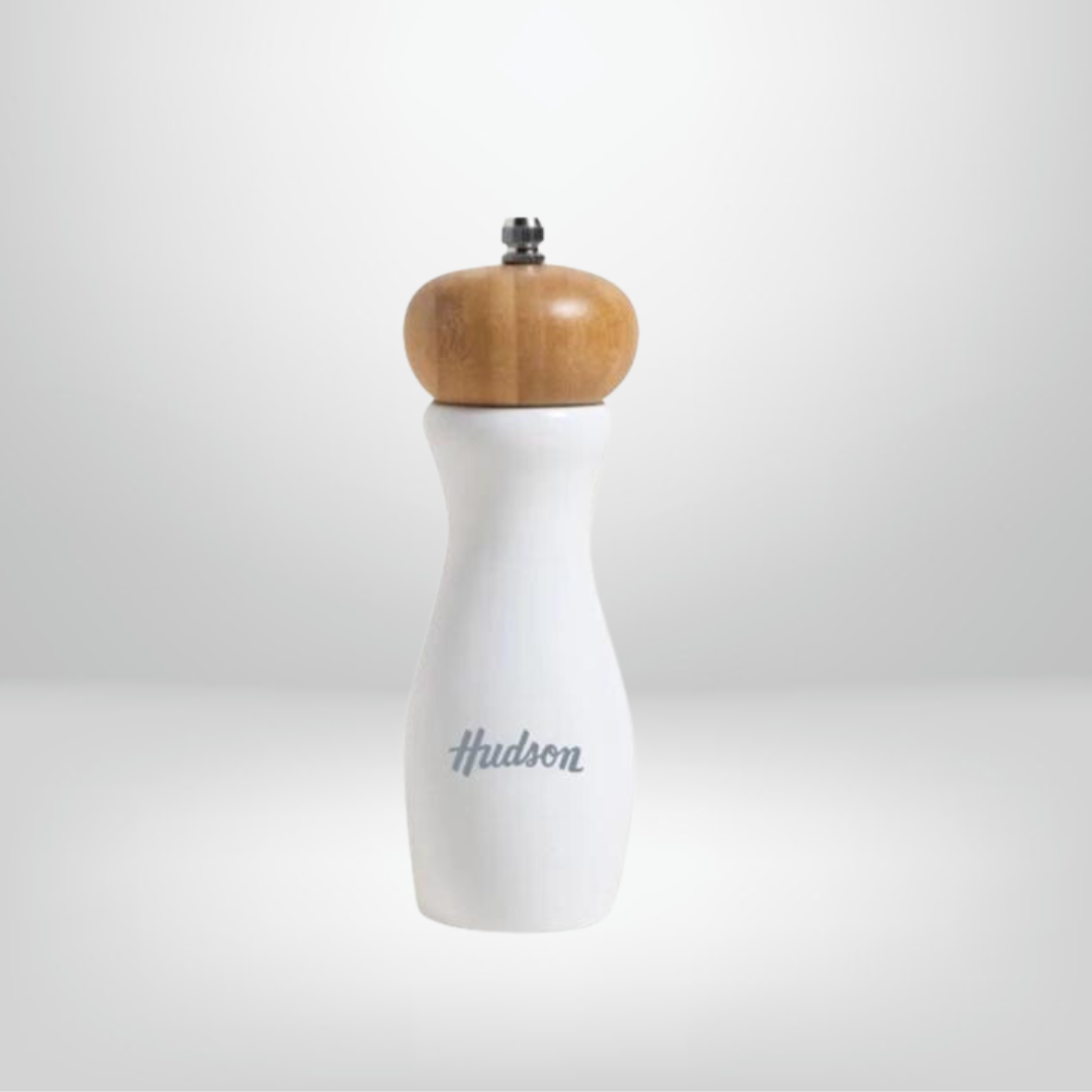 Molinillo de Madera 20cm Blanco HUDSON