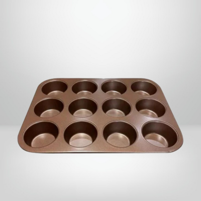 Molde para Muffin x12 Anti Adherente Cobre HUDSON