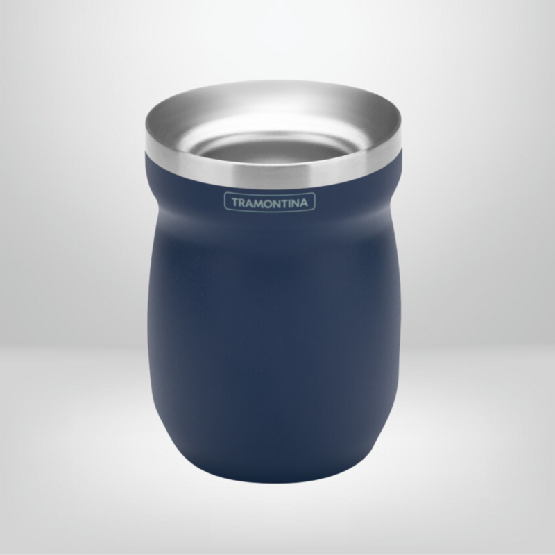 Mate de Acero Inoxidable Azul TRAMONTINA
