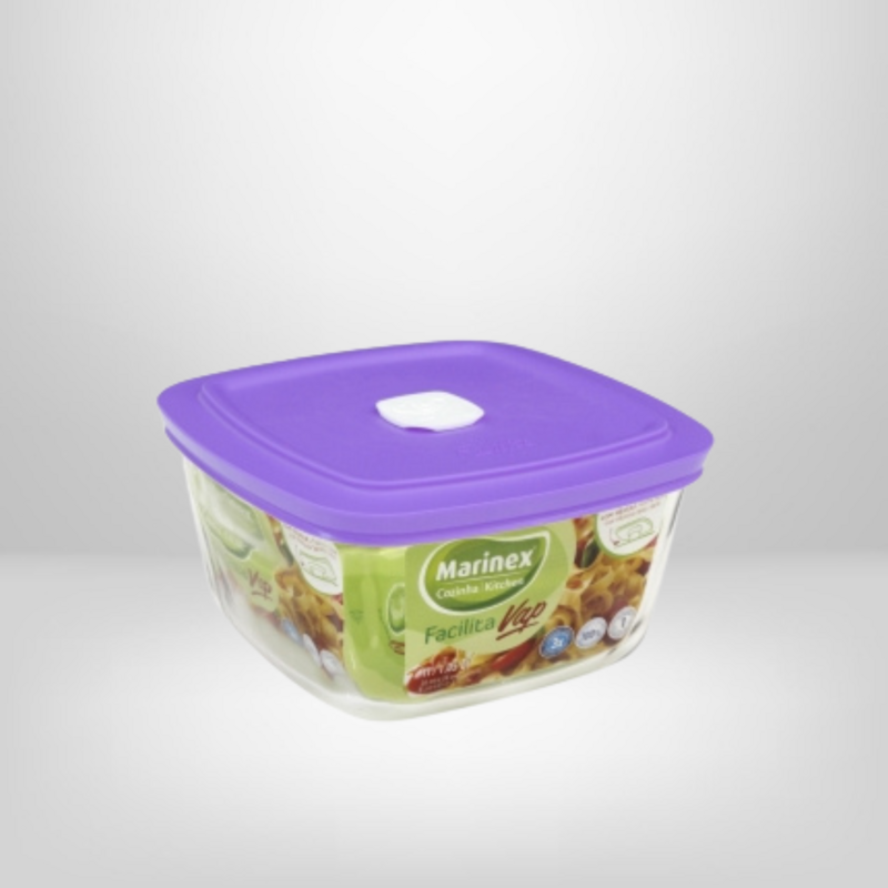 Recipiente Hermético de Vidrio 1000ml "Facilita" MARINEX