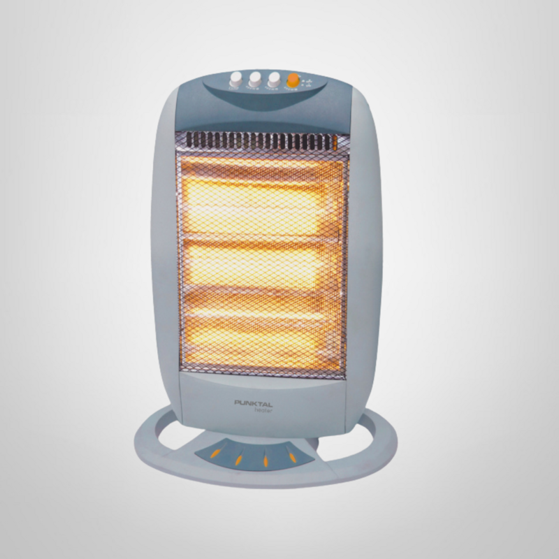 Estufa Halógena Vertical Giratoria 1200w PUNKTAL
