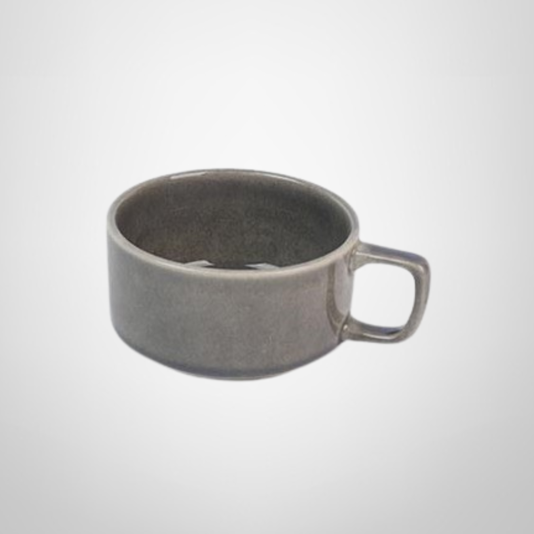 Taza Bajo de Cerámica Lisa 11 x 6cm Colores Surtidos