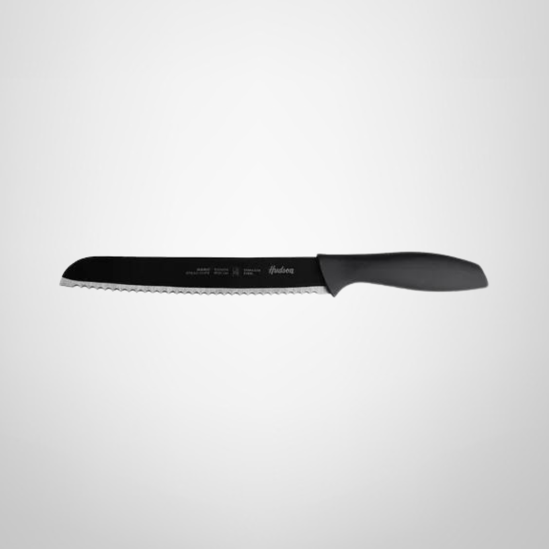 Cuchillo para Pan 8&quot;  &quot;Básic&quot; Negro HUDSON