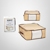 Caja de Tela Guarda Ropa 45x45x20cm Beige