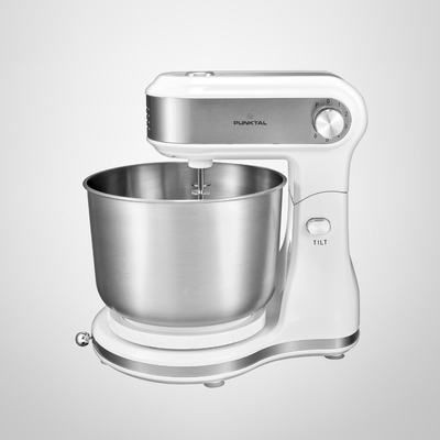 Batidora con Bowl de Acero Inox Giratorio PUNKTAL