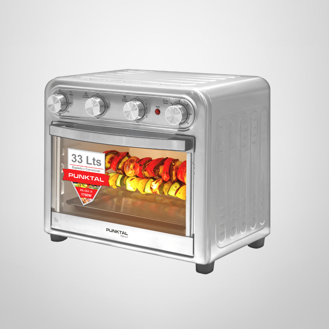Horno/ Freidora de Acero Inox. 33 Litros PUNKTAL