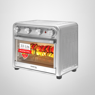 Horno/ Freidora de Acero Inox. 33 Litros PUNKTAL