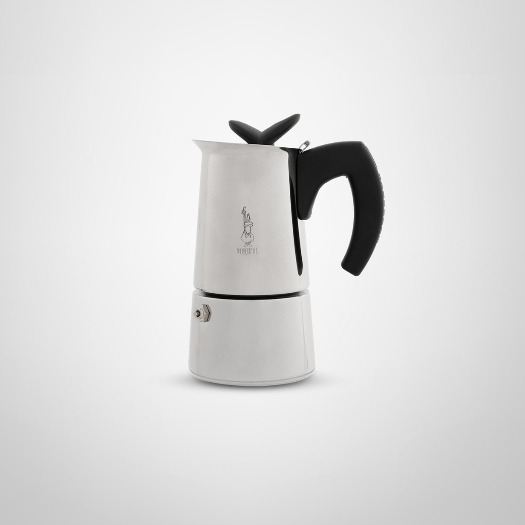 Cafetera Italiana de Acero Inox. &quot;Musa&quot; 4 Tazas BIALETTI