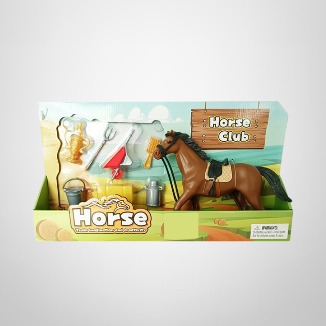 Caballo con Accesorios 7 Piezas