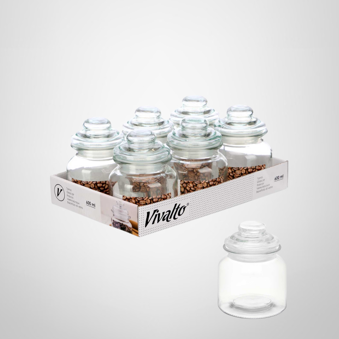 Recipiente de Vidrio Hermético 600ml