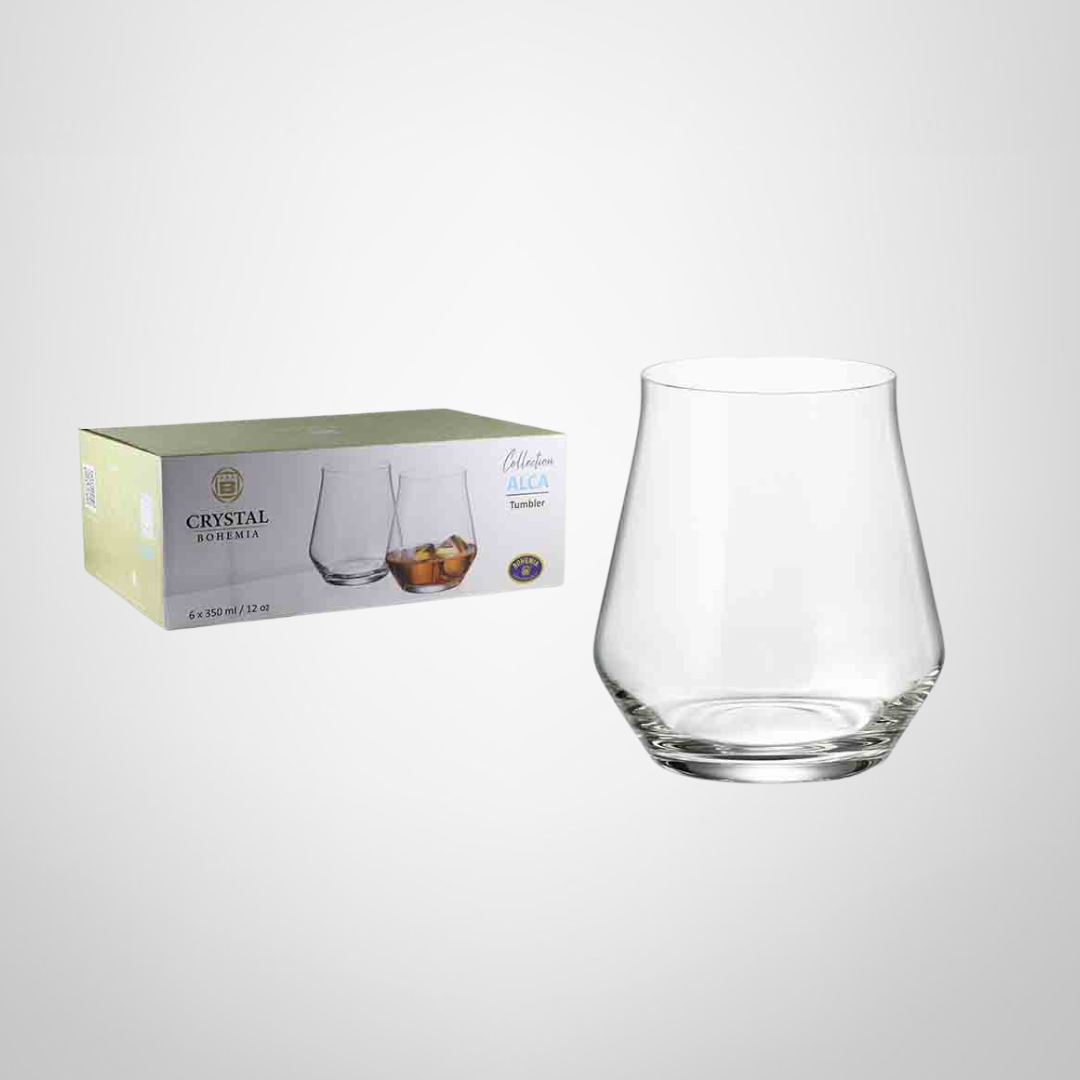 Juego Vasos de Cristal 350ml x6 &quot;Alca&quot; BOHEMIA