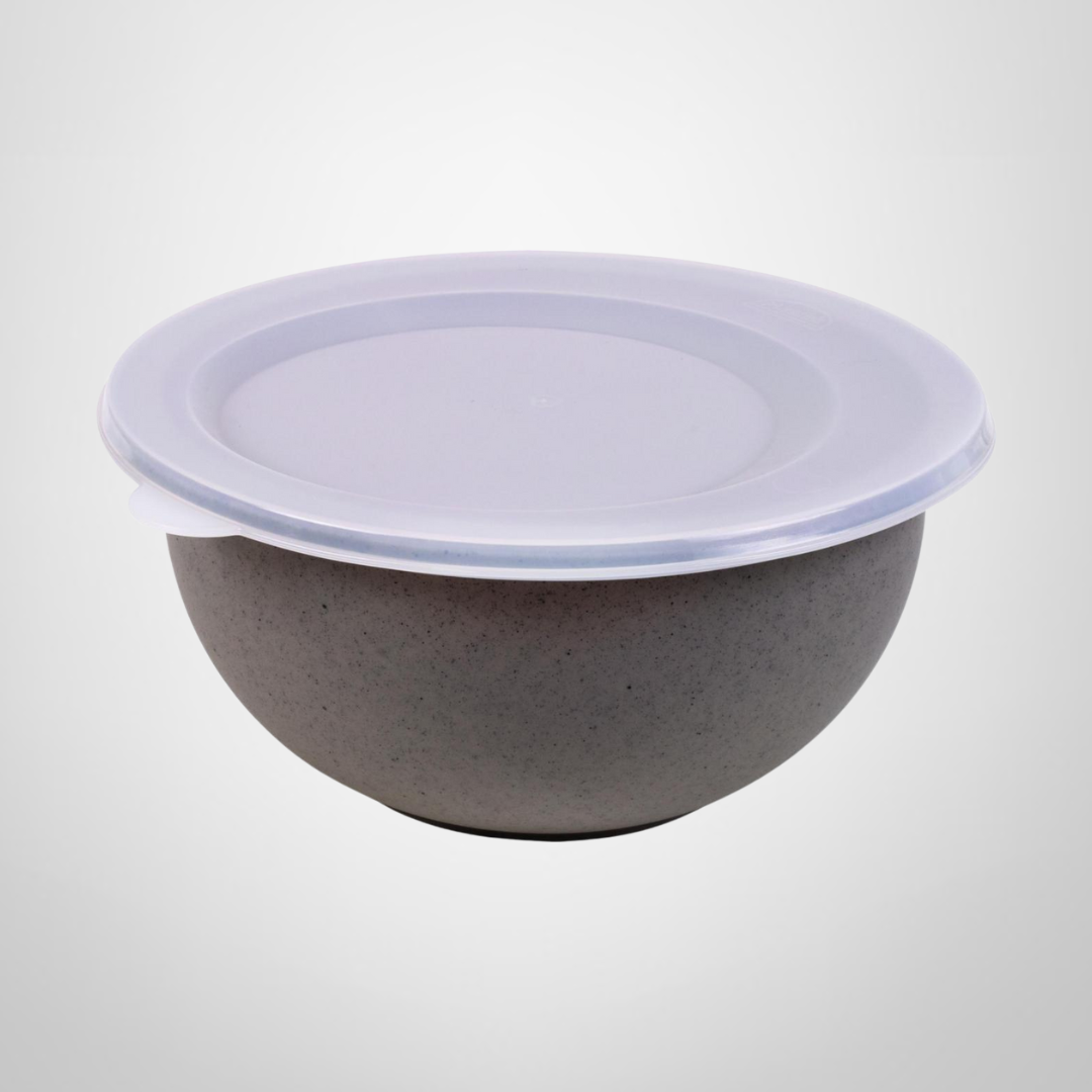 Bowl Plástico c/Tapa 3,3 Litros Gris PLASUTIL