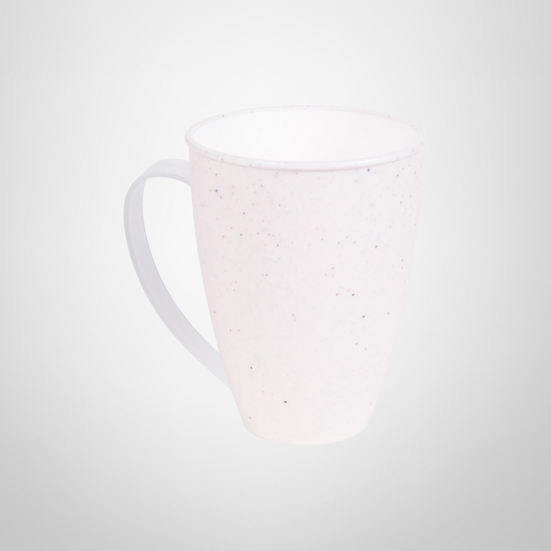 Taza Plástico 520ml Blanco Mármol PLASUTIL