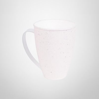 Taza Plástico 520ml Blanco Mármol PLASUTIL