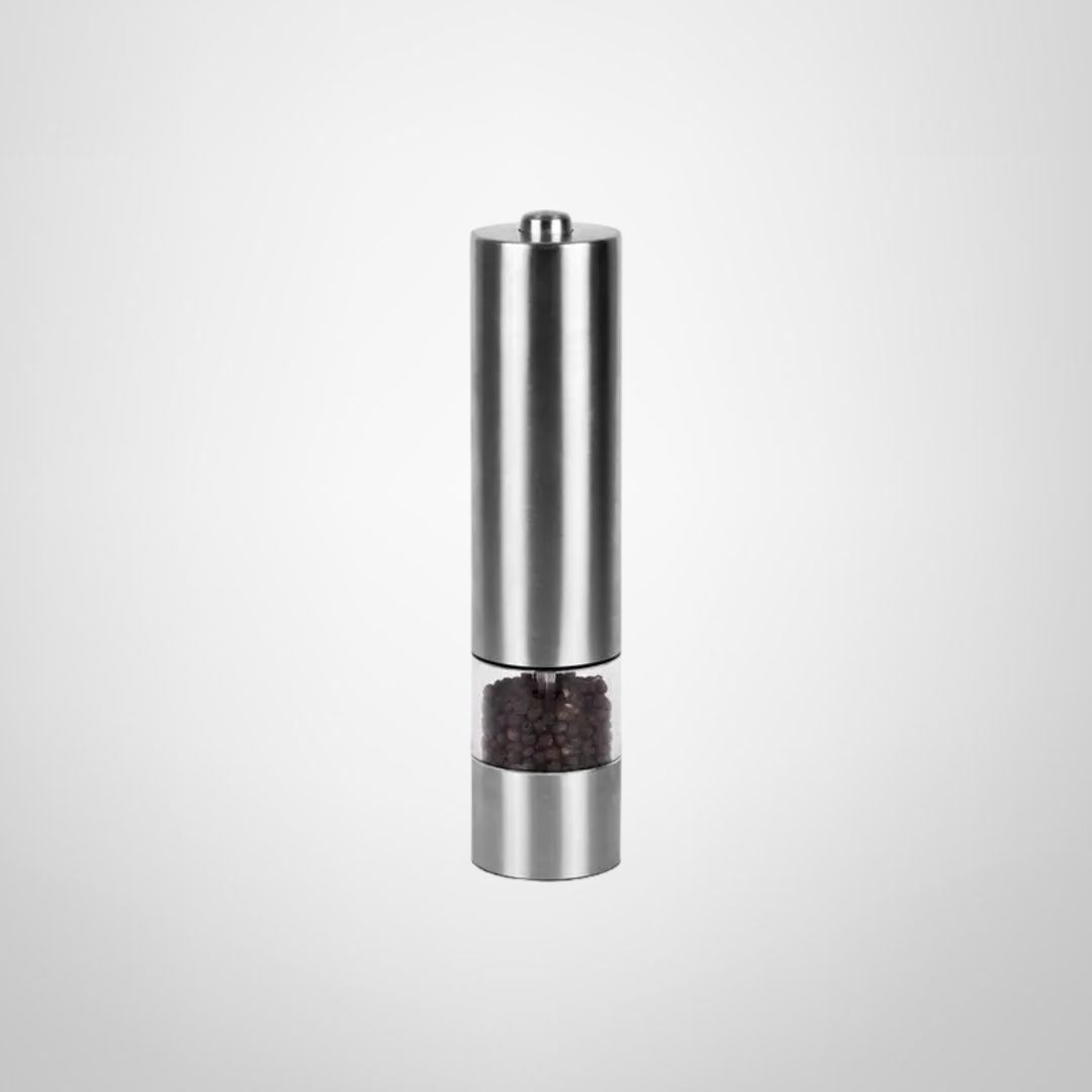 Molinillo Eléctrico de Acero Inoxidable para Sal/Pimienta a Pila