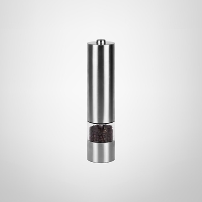 Molinillo Eléctrico de Acero Inoxidable para Sal/Pimienta a Pila