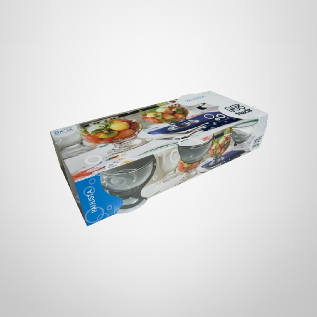 Juego de Copas de Helado x6 220ml &quot;Paulista&quot; NADIR