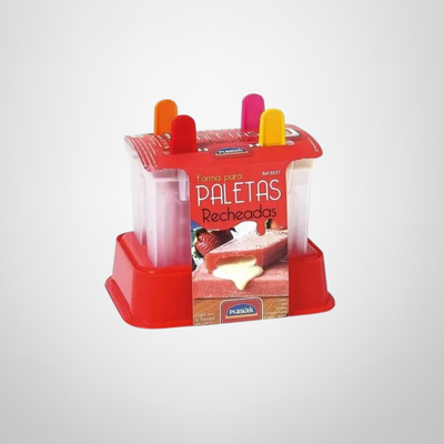 Molde de Plástico para Paletas de Helado Rellenas x4 PLASUTIL