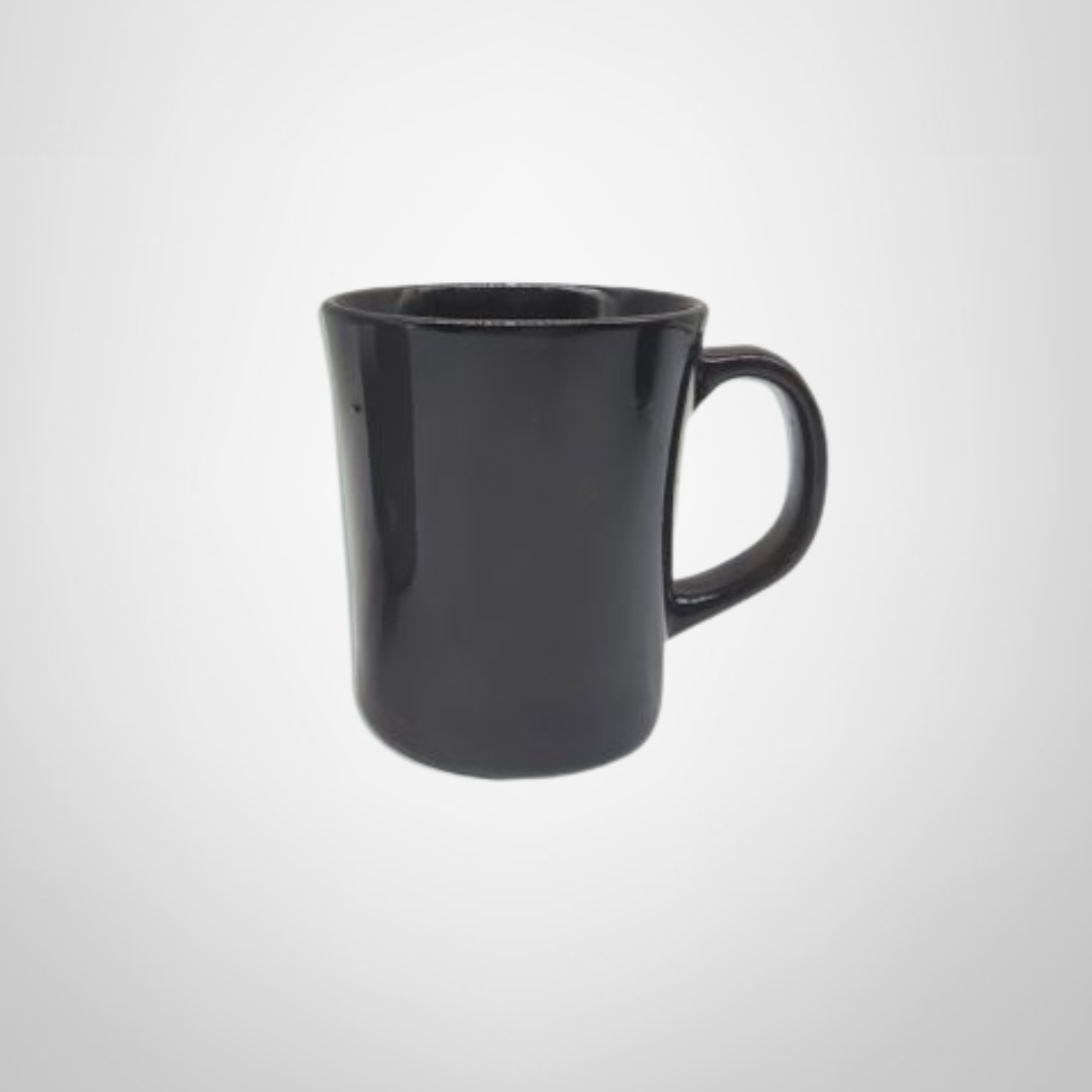 Taza de Cerámica Negra 350ml