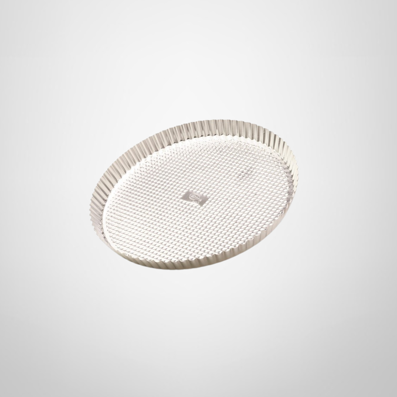 Tartera Baja Estañada Redonda Acanalada 28cm ILKO