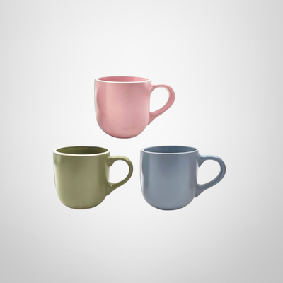 Taza de Cerámica Colores Pastel 330ml