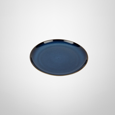 Plato de Postre de Cerámica Azul 21cm