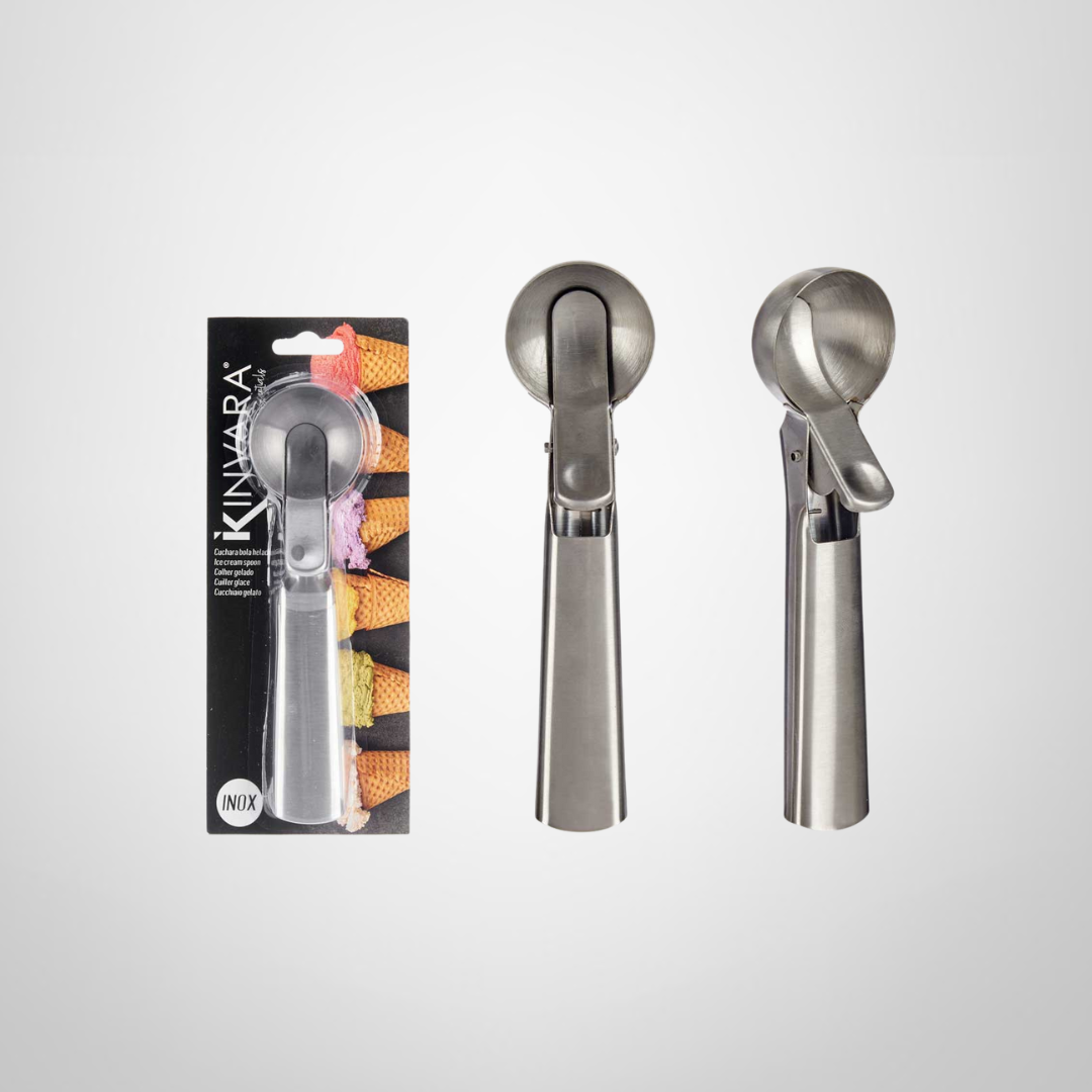 Cuchara para Helado de Acero Inoxidable KINVARA