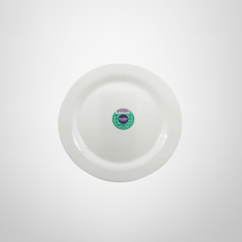 Plato Llano 24cm &quot;Menú&quot; NADIR Blanco