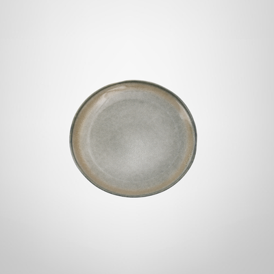Plato de Postre de Cerámica 20cm Gris