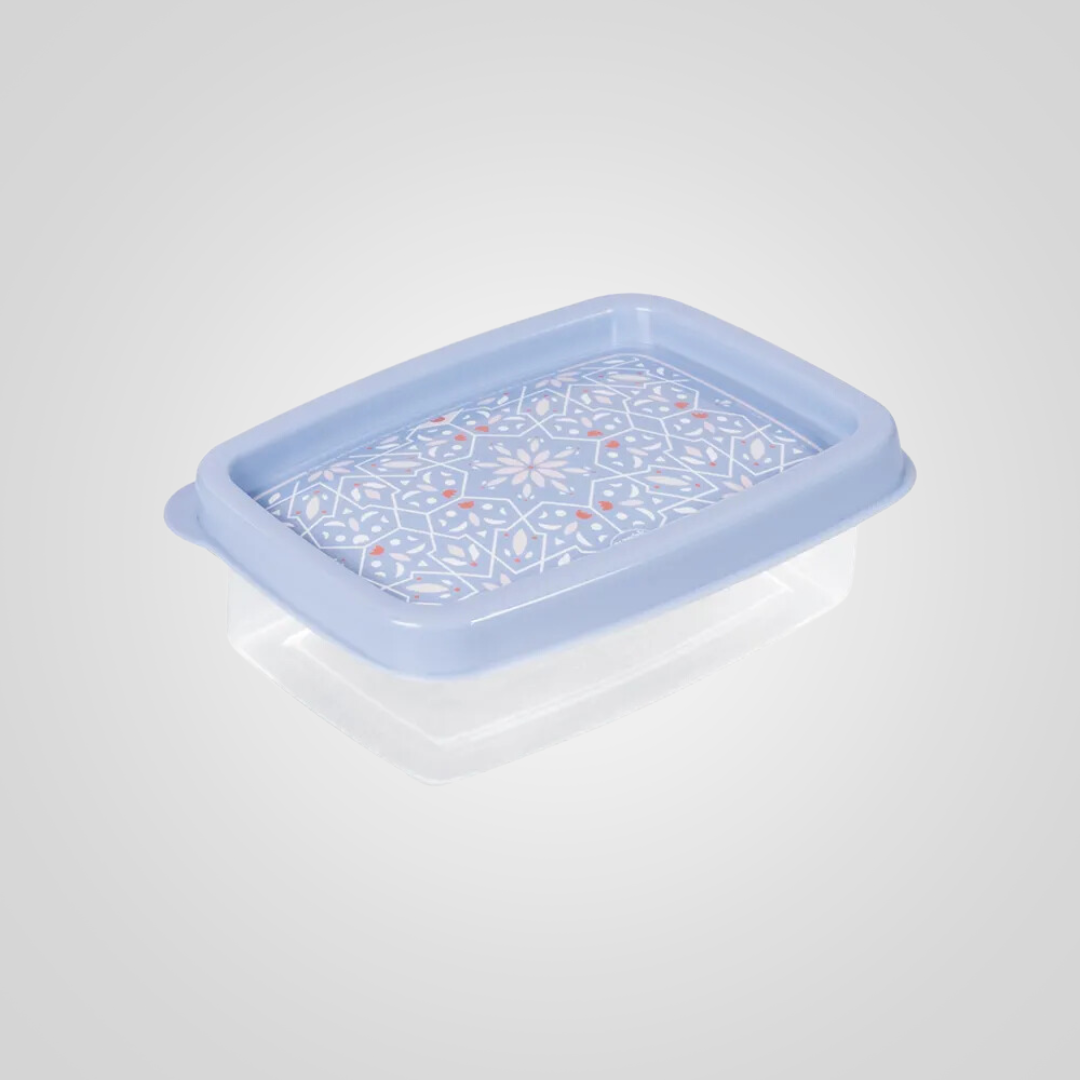 Recipiente Rectangular 620ml PLASUTIL “Tropical”