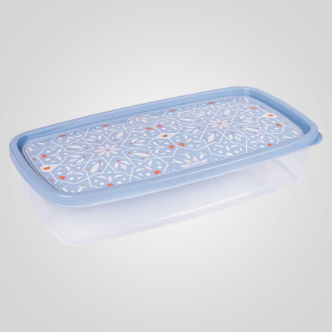 Recipiente Rectangular 1,4 litros PLASÚTIL “Tropical”