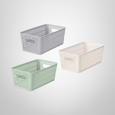 Caja Organizadora de Plastico 5,8 Litros c/Soporte Extensible 23x28,2x12 cm