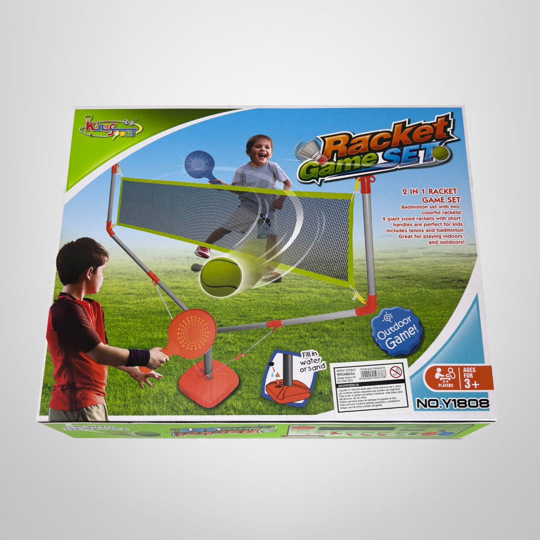 Juego de Red con Base + 2 Paletas y Pelota